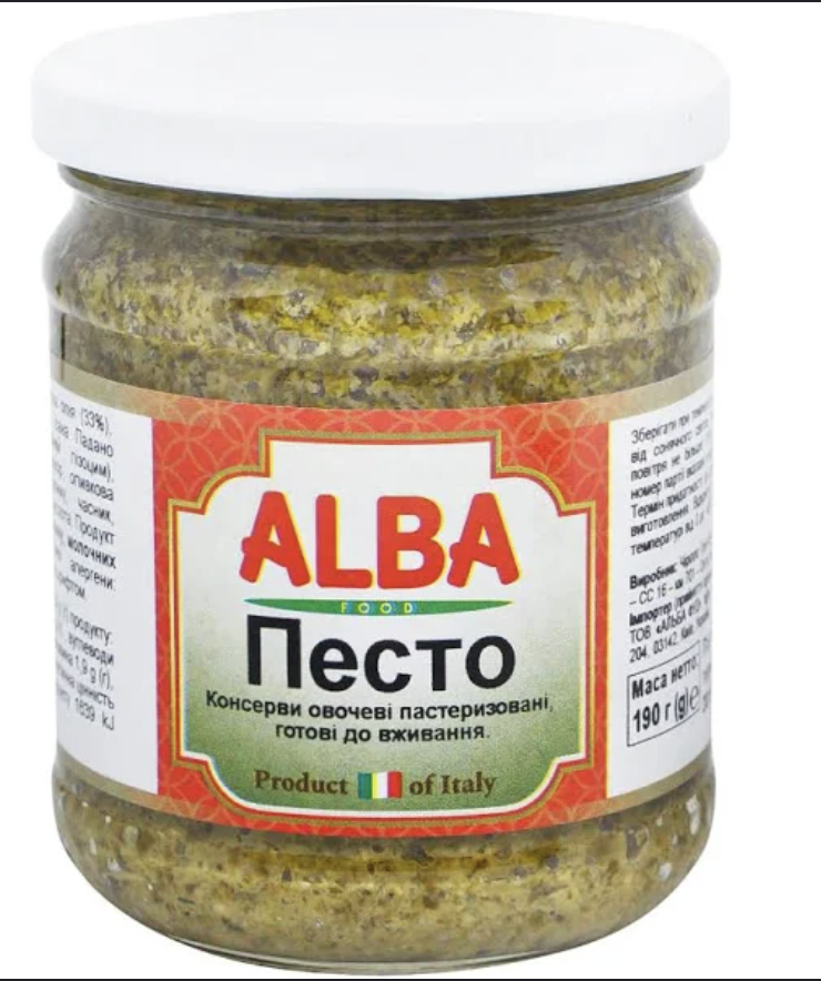 Соус Песто ALBA FOOD 212мл